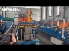 Efficient 0.7mm metal box gutter roll forming machine