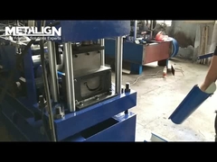 0.5-0.87mm half round gutter roll forming machine