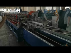 High Precision Seismic Strut Channel Roll Forming Machine with 26-Station Forming, Hydraulic Decoili