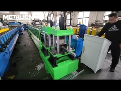 High-Efficiency Roll Forming Machine for Strut channel with Manual Decoiler and Hydraulic Punching