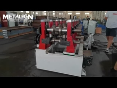 Full automatic heavy duty rack box beam roll forming machine