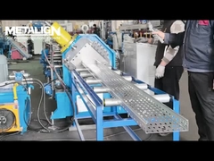 Servo Feeding Punching and Roll Forming Line for Galvanized Cable Trays
