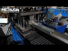 High-Speed Light Steel Stud Roll Former with Customizable Perforations and Embossing Roller