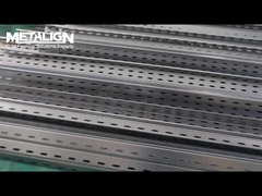 Dual-Size Hydraulic Cutter Cable Tray Roll Former for Fast Production