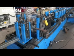 Hydraulic pre-cut multi width C purlin roll forming machine