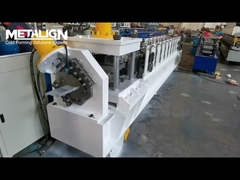 Post hydraulic punch and oblique cut Z purlin roll forming machine