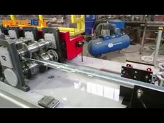 Roll Forming Machine for Metal Grape Vine Support Profiles with Hydraulic Punching