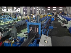 Pre cut&punch and post universal cut CZ purlin roll forming machine