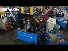 1.5-3mm Efficient hydraulic post punch CZ purlin roll forming machine