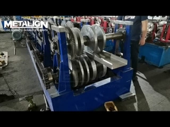 Pre punch and cut C purlin roll forming machine without post cutting