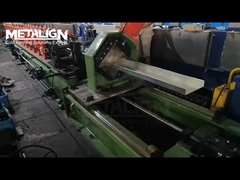 Auto width change flying oblique cut C purlin roll forming machine