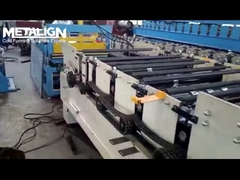 3 Layers Metal Deck Roll Forming Machine With Flying Hydraulic Cutting