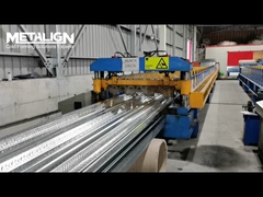 High-Speed Embossed Floor Deck Roll Forming Machine For Galvanized Steel Sheets