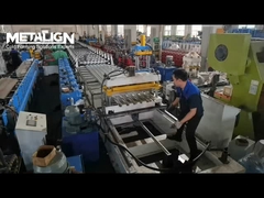 High-Precision Floor Deck Roll Forming Machine with Embossing and Gearbox Drive