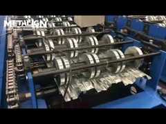 High Precision Chain Drive Roll Forming Machine for Ribbed Floor Deck Panel