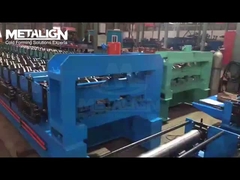Floor Deck Roll Forming Machine with Embossing and Dual Stiffener Design