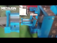 High-Precision Roll Former for Perforated Rolling Shutter Slats with Servo Feeder and Hydraulic Cutt