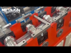 Space-Saving Electric Decoiler Precision Roll Former Metal Slat Production Line