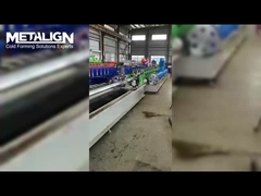 Heavy Duty Silo Column Roll Forming Machine With Tracking Punching And Hydraulic Cutter
