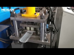 Hydraulic Cutter Equipped Roll Former For Custom Curved Edge Garden Fence Post Production Line