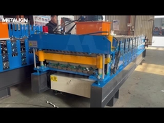 Double Deck Roof Panel Roll Forming Production Line For Trapezoidal And Corrugated Sheets