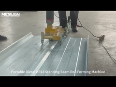 KR18 Metal Roof Roll Forming Production Line With On-Site Diesel Capability