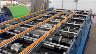 1025mm Trapezoidal IBR Roof Panel Roll Forming Machine For Efficient Metal Roofing Sheet Production 