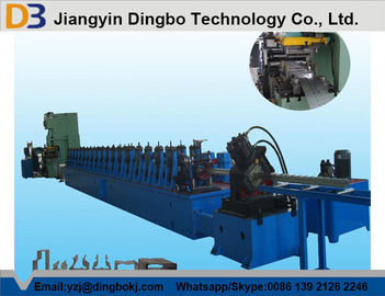 Cutting Blade Cr12 Rack Upright Roll Forming Machine With 22kw 380V 50Hz