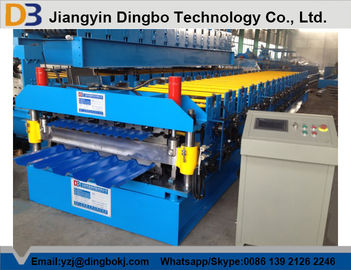 Hydraulic Uncoiler Machine Roof Panel Roll Forming Machine with PLC Vector Inverter Control System
