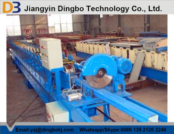 7.5kw Main Motor Downspout Roll Forming Machine Controlled by PLC with Hydraulic System