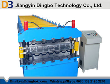 Colored Galvanized Steel Double Layer Roll Forming Machine For IBR Roof