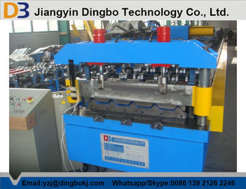 Slitting Line Roof Panel Roll Forming Machine 5.5kw With Pull Broach
