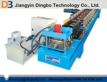 Manual Decoiler Rolling Shutter Door Roll Forming Machine For 13 Forming Stations