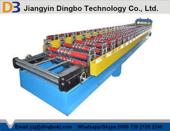Touch Screen Roofing Corrugated Sheet Roll Forming Machine With Hydraulic Cutting