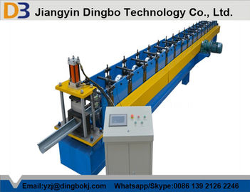 Hydraulic Post Cutting Metal Water Gutter Profile Roll Forming Machine Forming Speed 8-12m / Min
