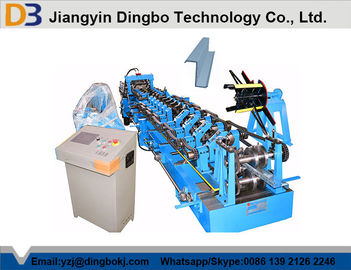 Automated Z Purlin Roll Forming Machine , Steel Sheet Roll Forming Machine Easy Operation