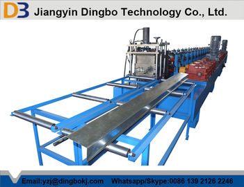 Hydraulic Cutting Galvanized Steel Gutter Roll Forming Machine With Plc Control System
