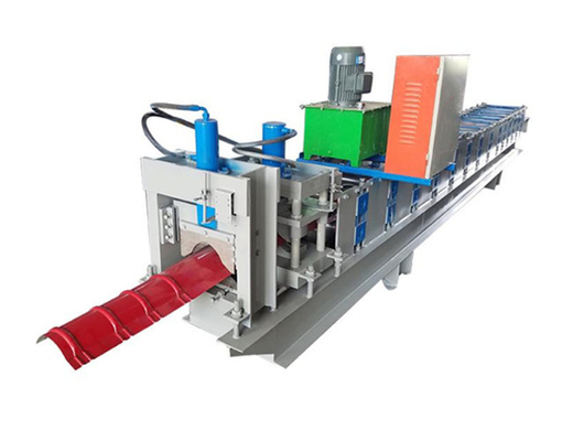 10 - 15m / Min Forming Speed Metal Roof Ridge Cap Forming Machine With Long Life