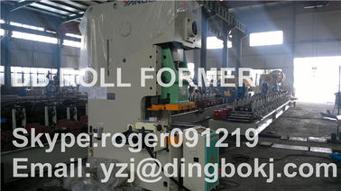 Solar Photovoltaic Purlin Roll Forming Machine With Punching Device