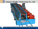 GCR15 Rollers Steel Door Frame and Window Frame Making Roll Forming Machine PLC Siemens / Delta / Panasonic