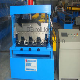 22kw Steel Floor Deck Roll Forming Machine with Galvanized Board / 30 Groups Rollers