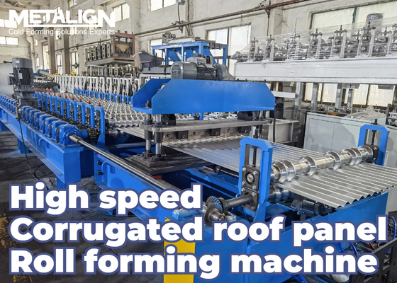 60m/min Flying Hydraulic Cut Corrugated Panel Roll Forming Machine Full Automatic