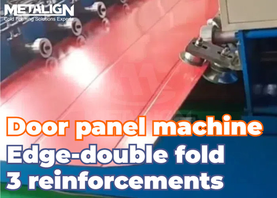 Pre Cut Signle Steel Sheet Door Panel Roll Forming Machine 15-20m/Min