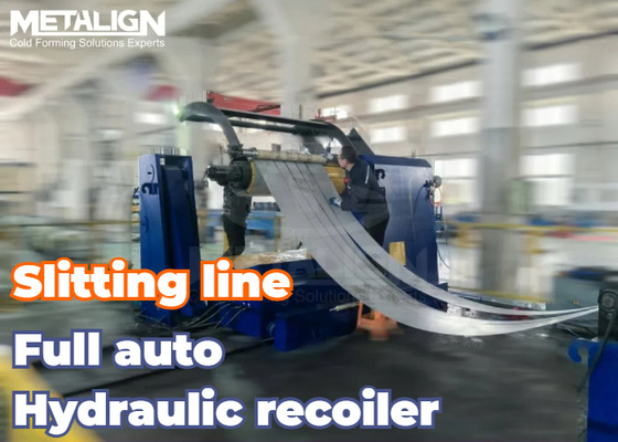 Full Auto High Performance Slitting Cutting Machine For 2-4mm Coils