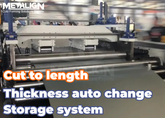 Auto Change Slitting Cutter Machine To Length Machine Steel coil cutting