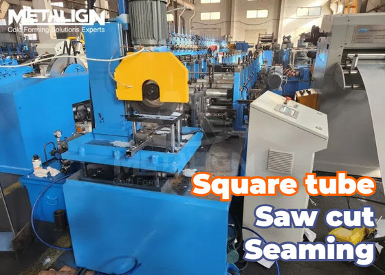 Saw Cut Square Tube Customized Roll Forming Machine