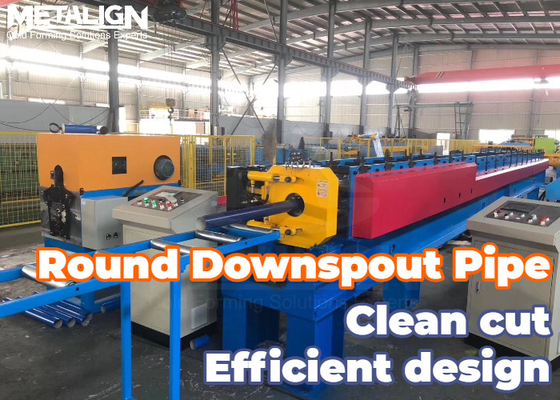Cold Roll Forming Line For Safe And Stable Rainwater Downpipe Production