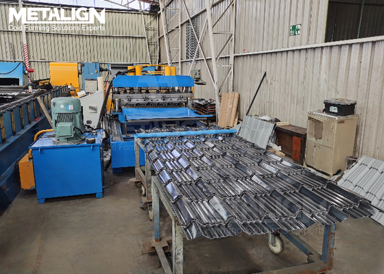 Flying Punching Chain Drive Roofing Roll Forming Machine