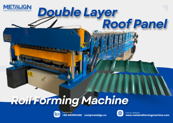 Chain Driven Metal Roof Tile Roll Forming Machine with 70mm Shaft Diameter and 5.5Kw Motor Power