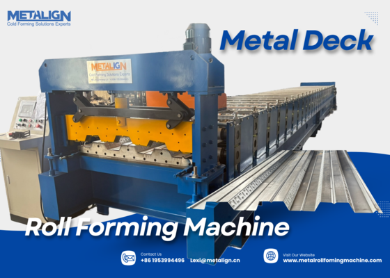 High-Strength Floor Deck Roll Forming Machine With 18 Forming Stations And Wall Panel Frame